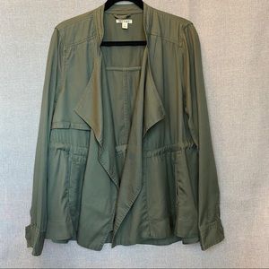 💗3 for $30💗 Olive Draped Utility Jacket